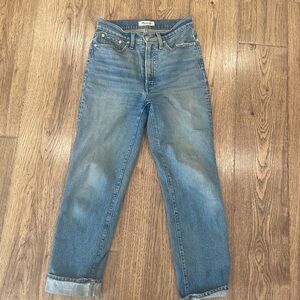 Madewell Women's Straight Leg Jeans - Blue
